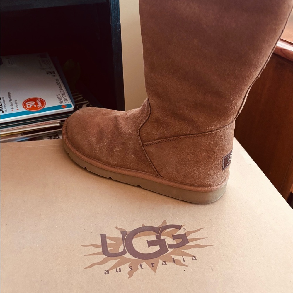 UGG Chestnut Suede Boots